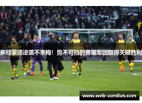 多特蒙德逆袭不来梅！势不可挡的黄黑军团取得关键胜利